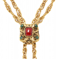 Роскошное колье Chanel с кристаллами Gripoix