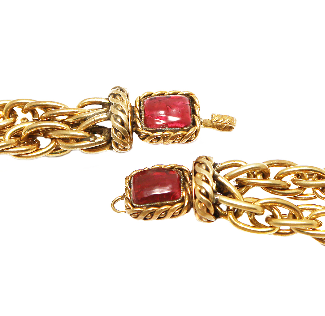 Роскошное колье Chanel с кристаллами Gripoix