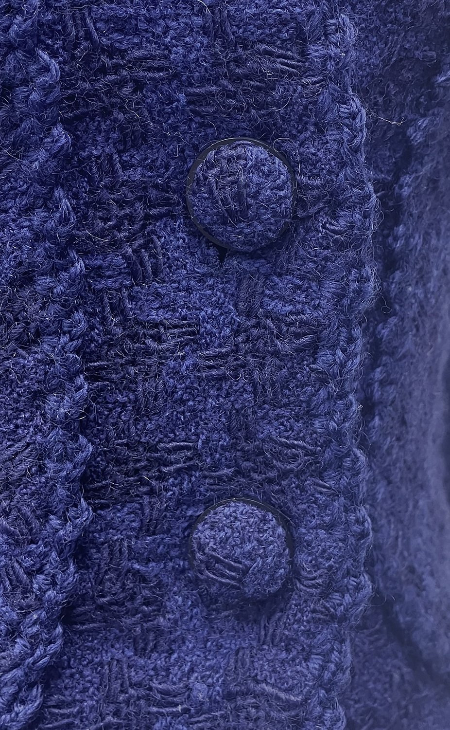 Синий жакет Chanel haute couture