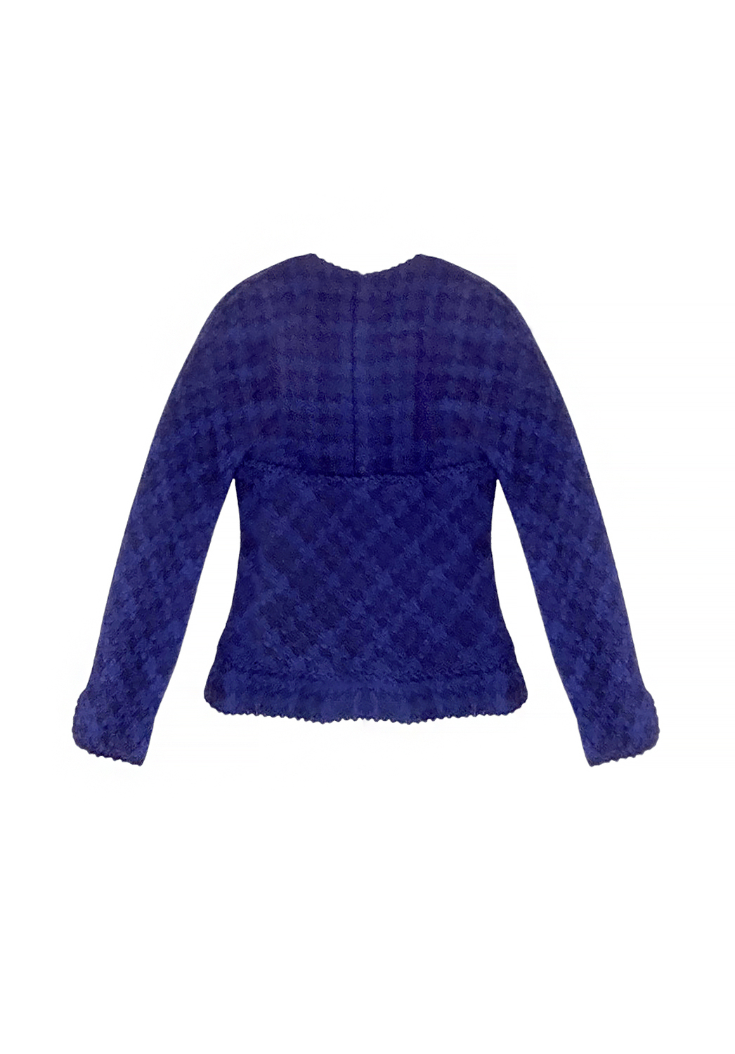 Синий жакет Chanel haute couture