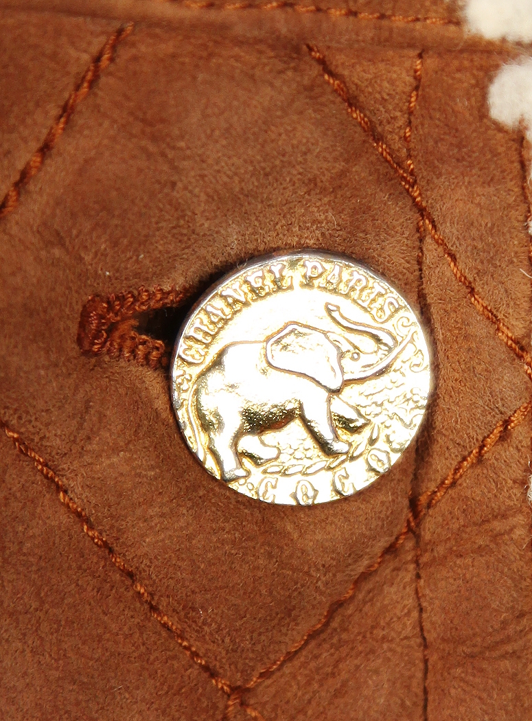 Замшевое полупальто Chanel из овчины