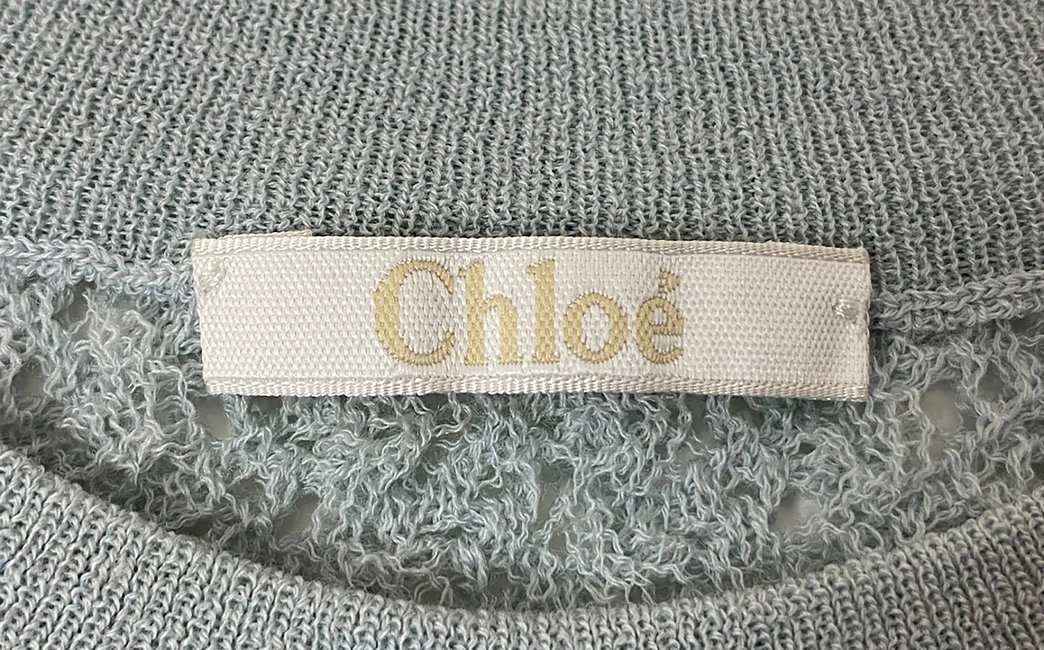 Голубой свитер Chloé
