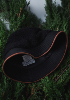 Панама Hermès с кожаным кантом