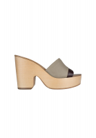 Босоножки Chanel на платформе 