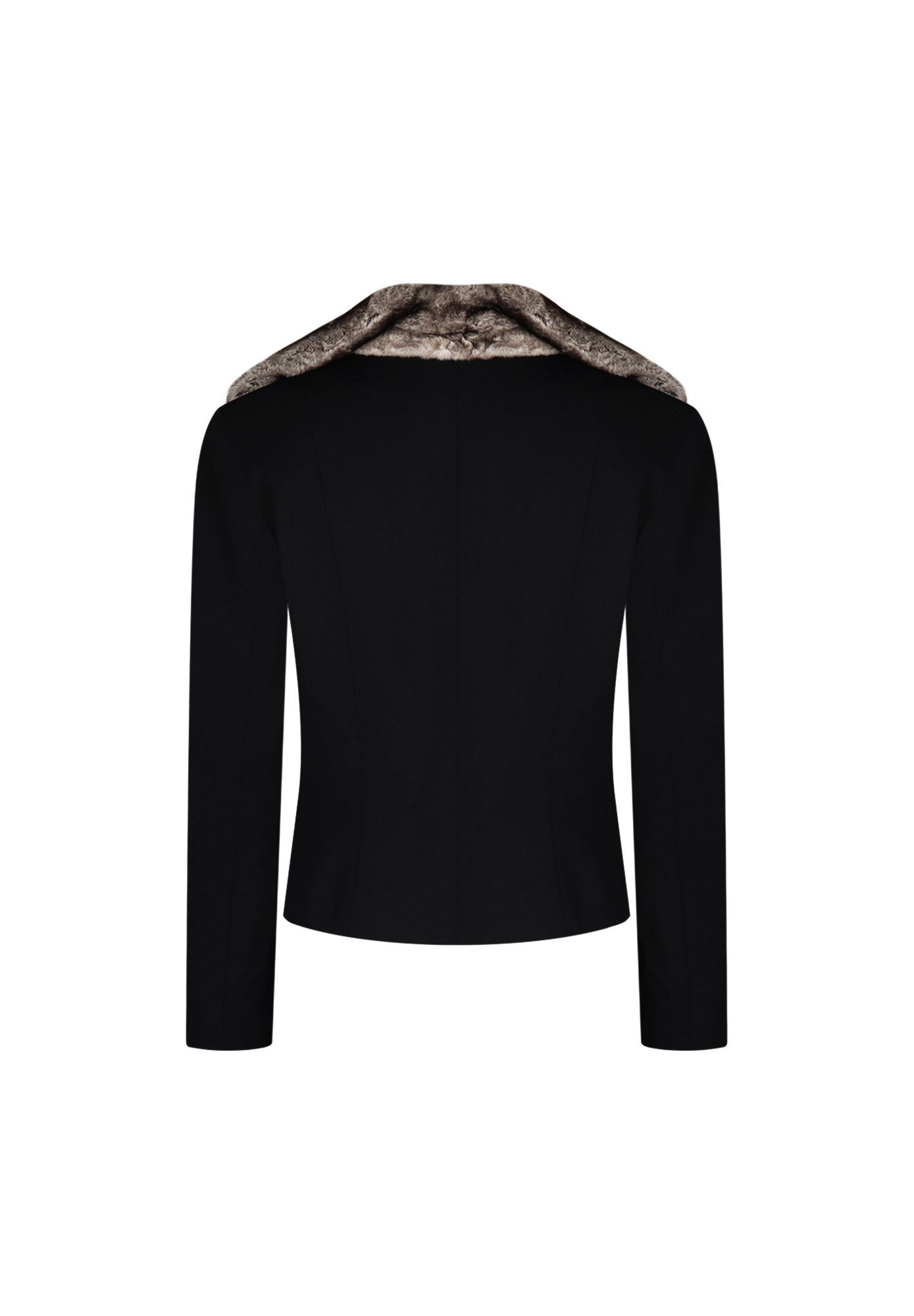 Укороченный жакет Christian Dior с мехом