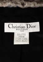 Укороченный жакет Christian Dior с мехом