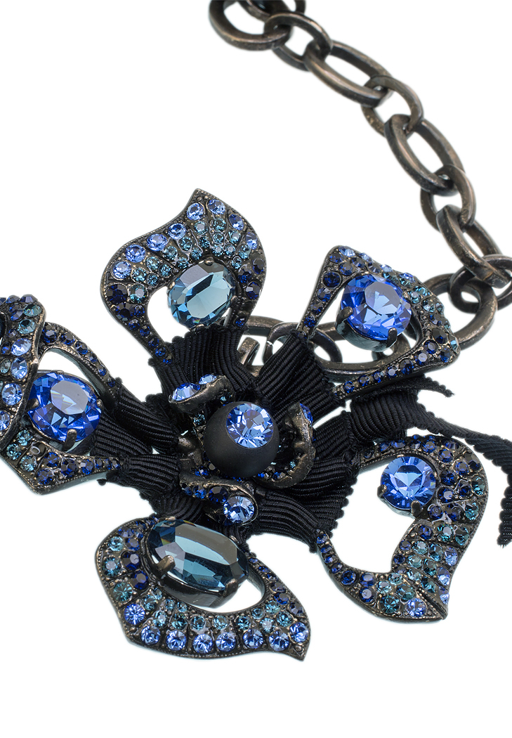 Колье Lanvin с цветами