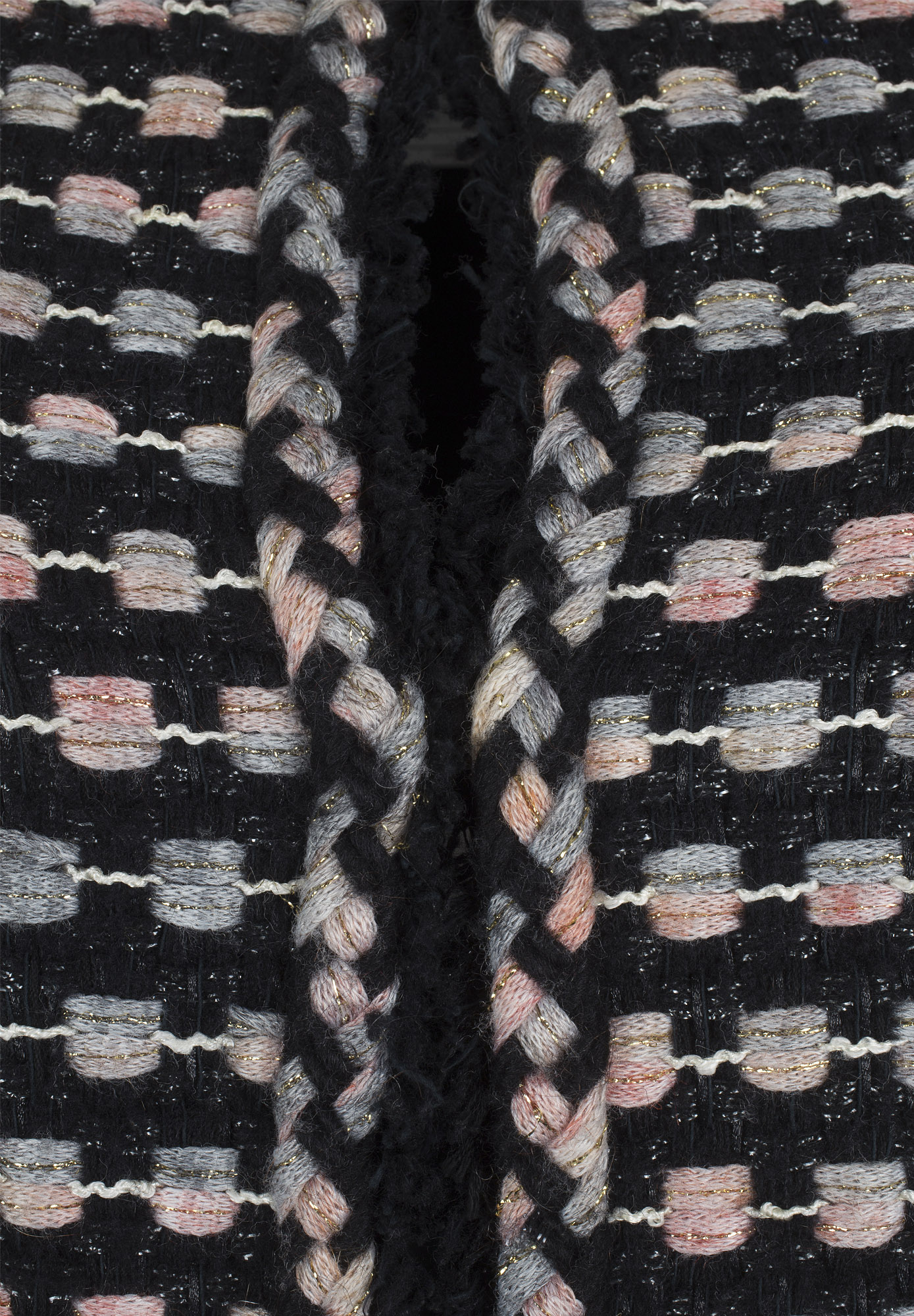 Разноцветный твидовый жакет Chanel 