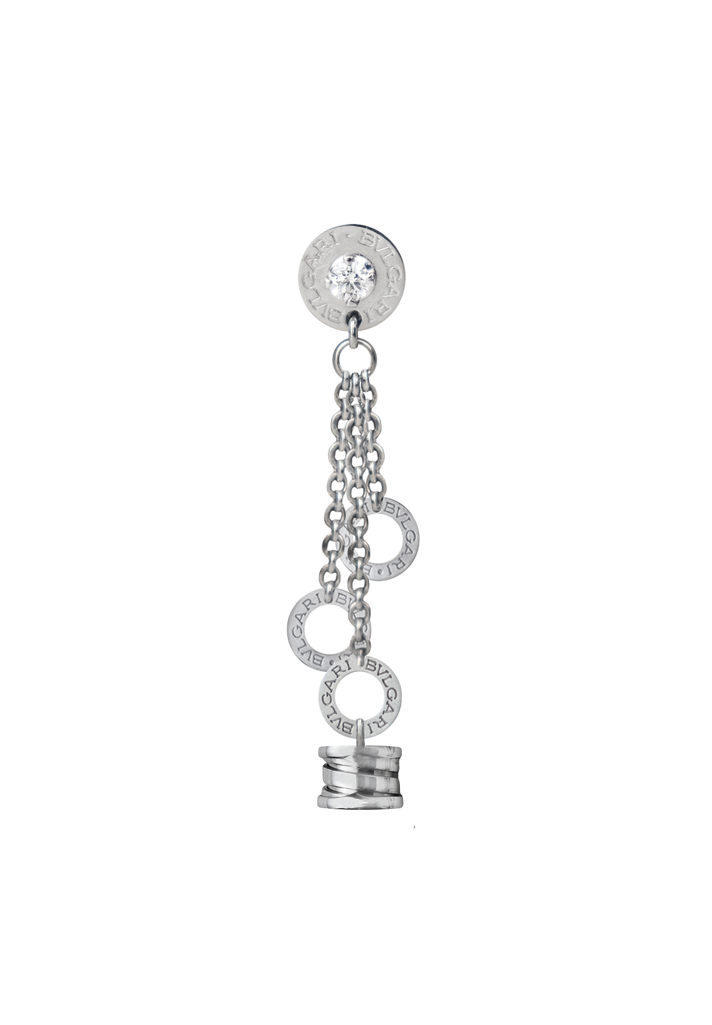 Серьги Bulgari B.Zero1 с подвесками