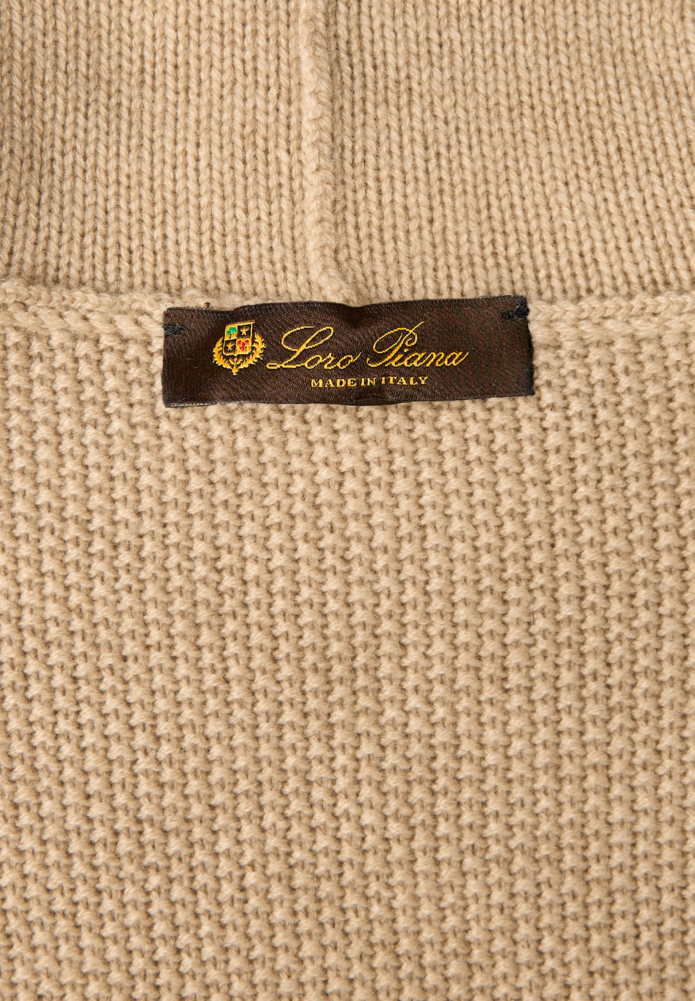 Бежевое платье Loro Piana