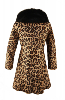 Пальто Prada с меховым воротником