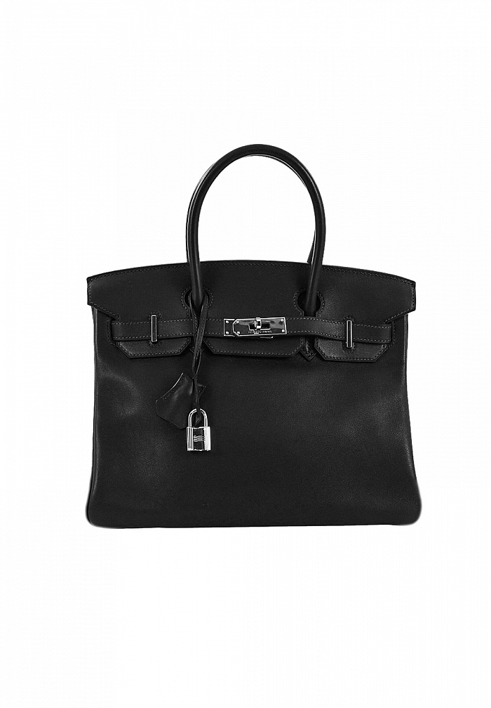 Черная сумка Hermès Birkin 30 Swift