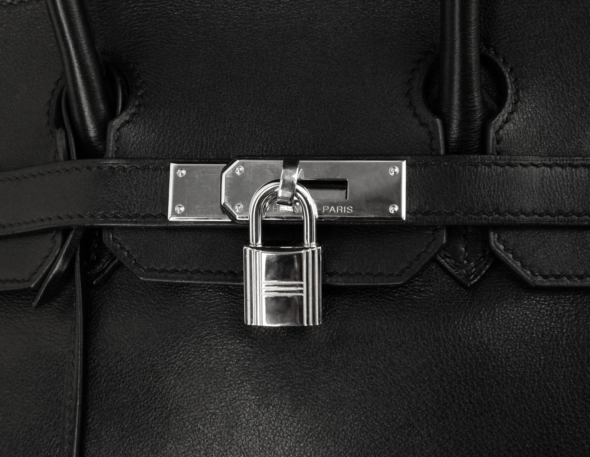 Черная сумка Hermès Birkin 30 Swift