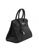 Черная сумка Hermès Birkin 30 Swift