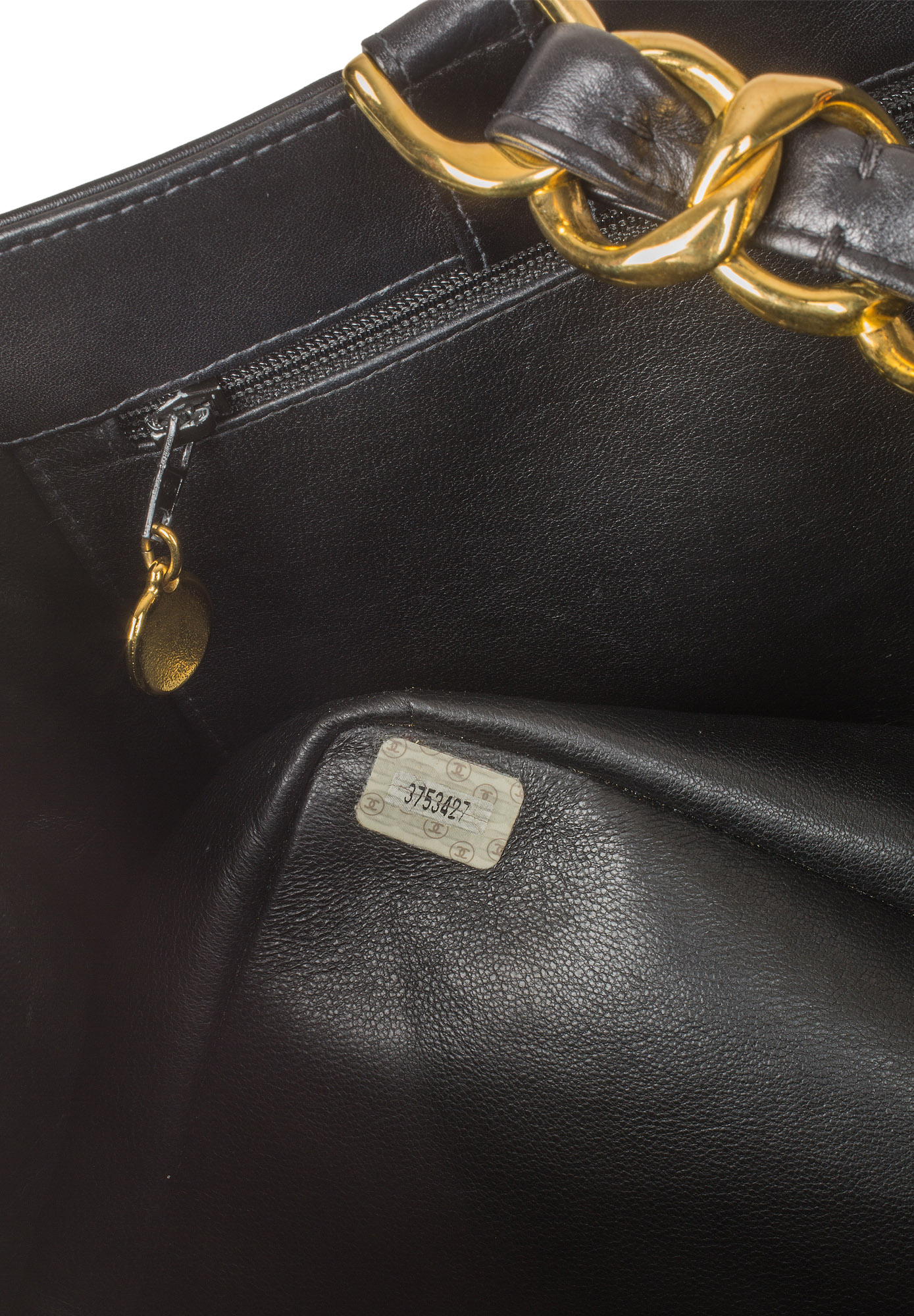Черная сумка-шоппер Chanel