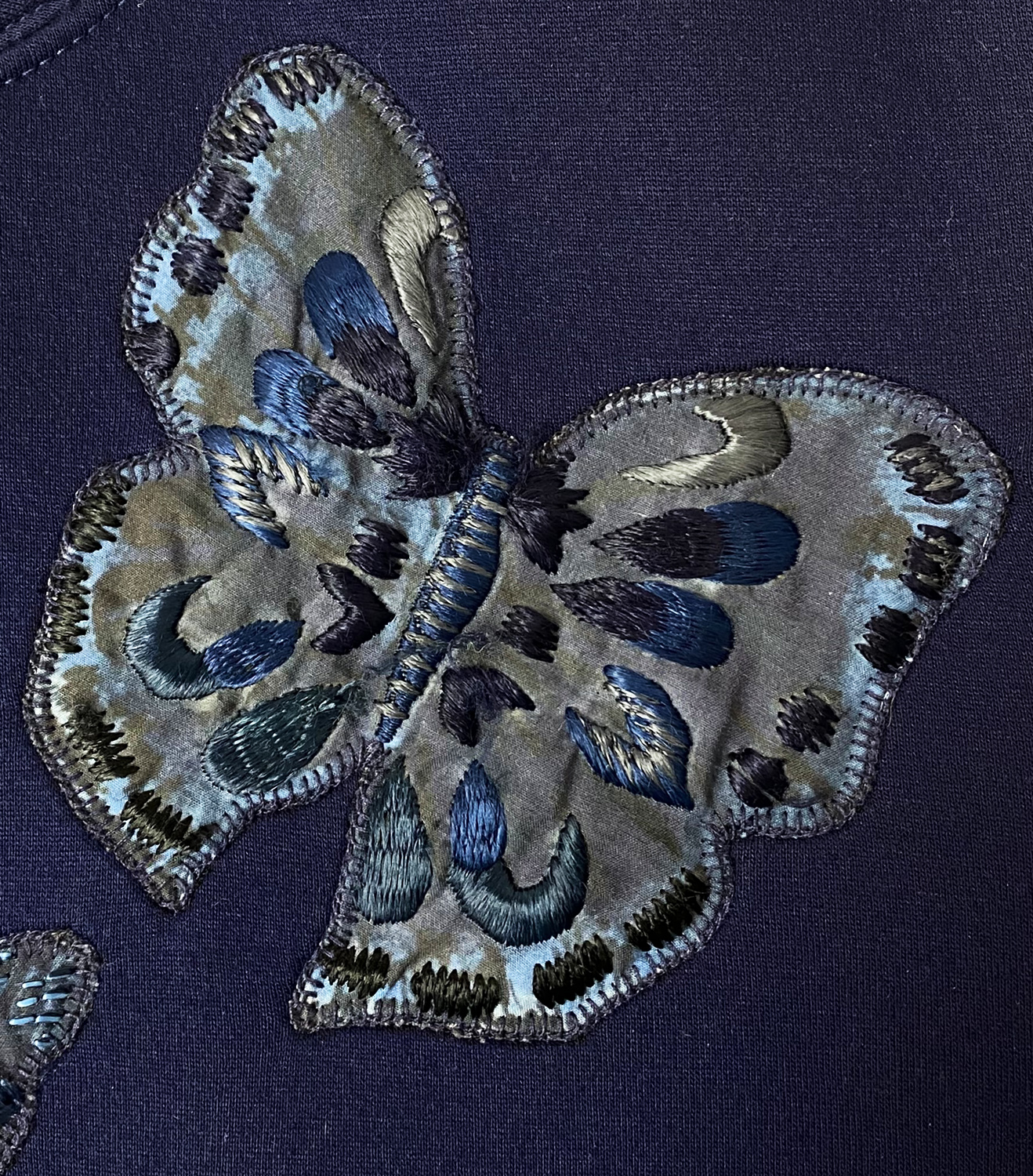 Синий свитшот Valentino