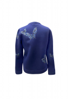 Синий свитшот Valentino