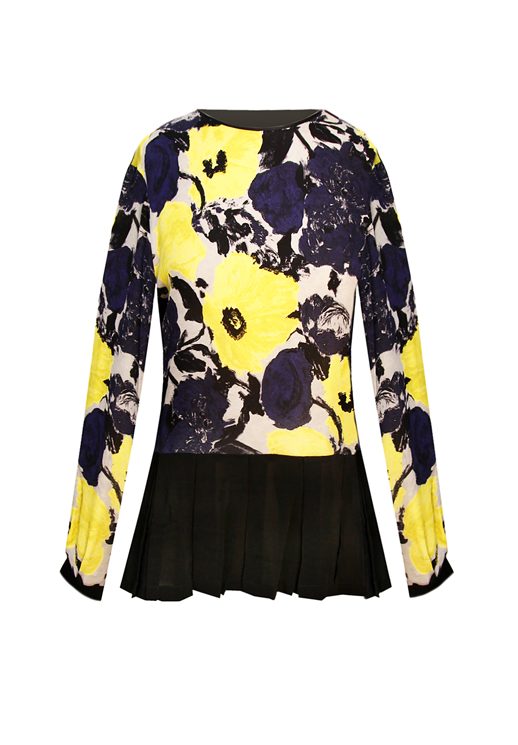Блузка с цветочным принтом Dries van Noten