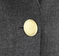 Серый костюм Christian Dior