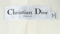 Белое платье Christian Dior