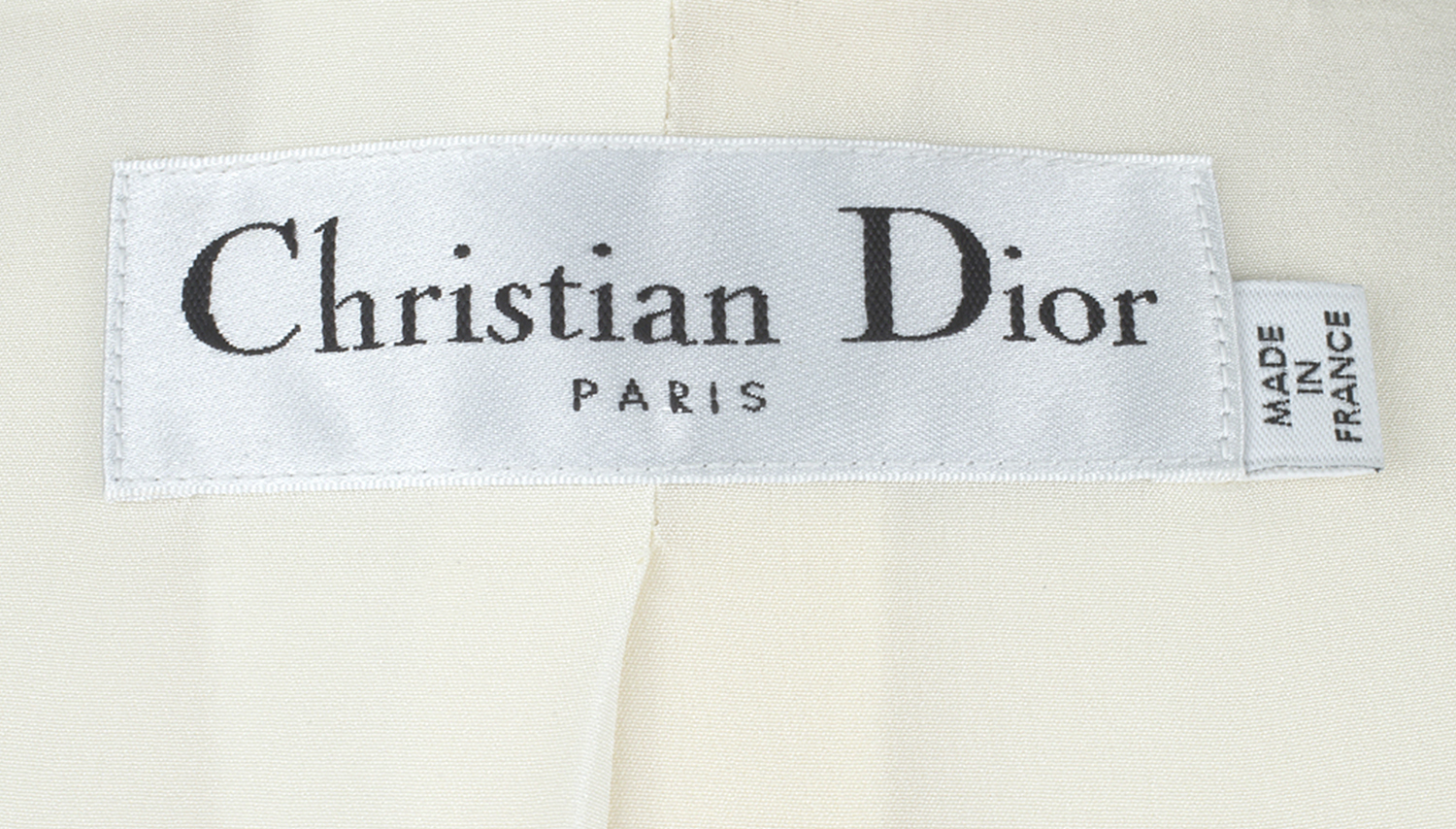 Белое платье Christian Dior