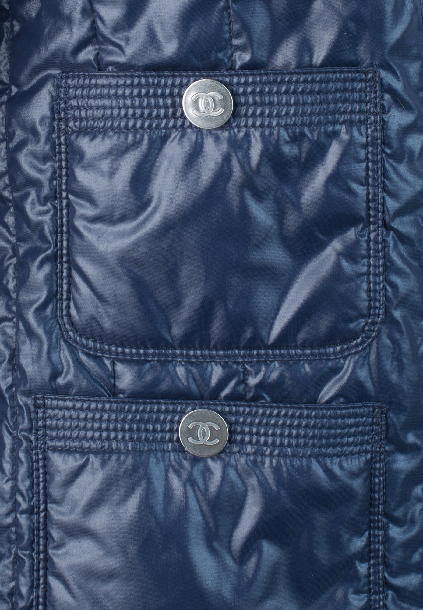 Синяя куртка Chanel 