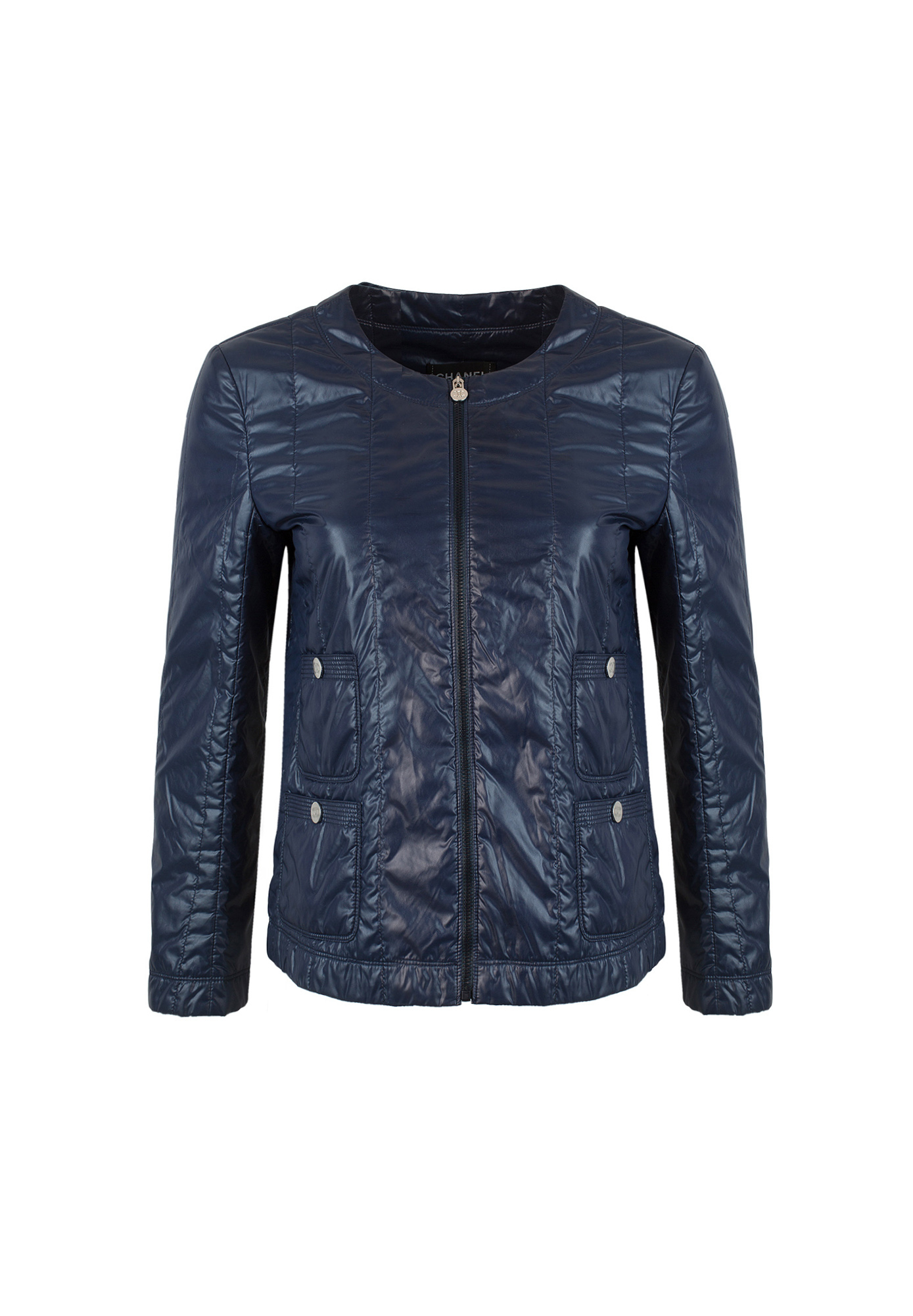 Синяя куртка Chanel 
