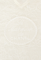 Кружевная блузка Chanel с аппликацией