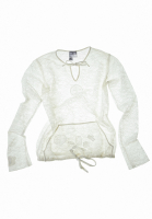 Кружевная блузка Chanel с аппликацией