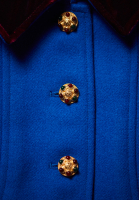 Удлиненный жакет Chanel с пуговицами Gripoix