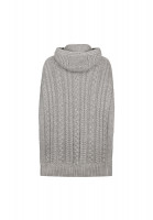 Серый кашемировый кейп Loro Piana