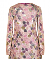 Кутюрное парчовое платье