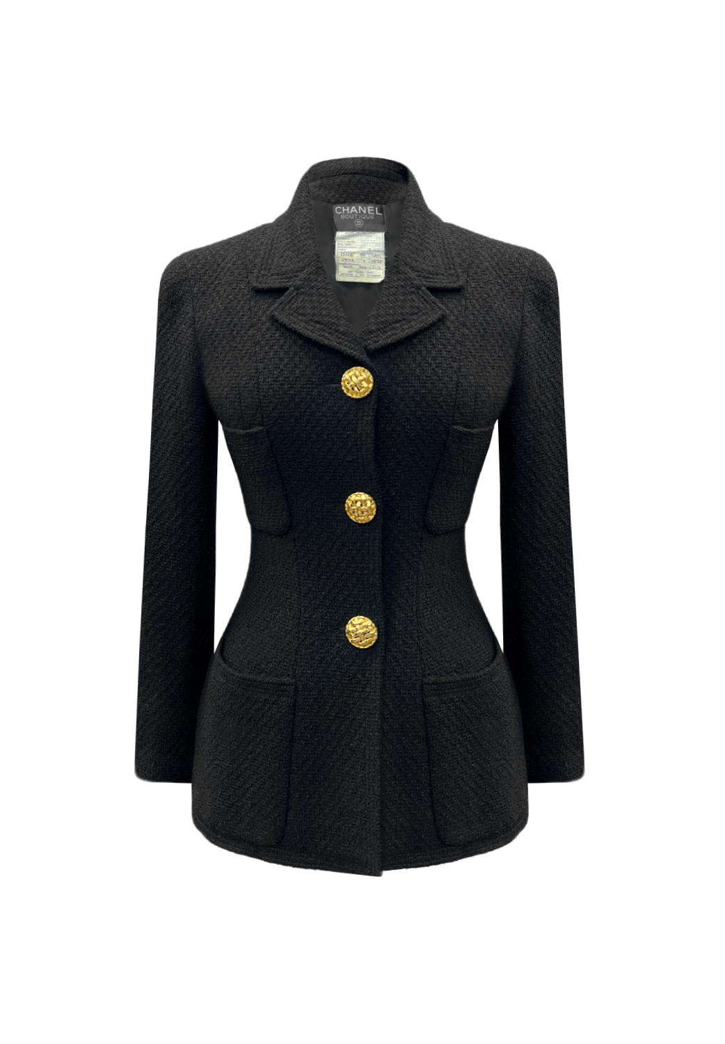 Чёрный жакет Chanel