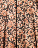 Шелковая юбка Yves Saint Laurent с цветочным принтом