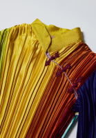 Плиссированное платье John Galliano