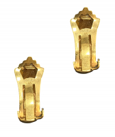 Винтажные клипсы Lanvin с кристаллами