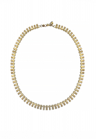 Винтажное колье из гранатового стекла