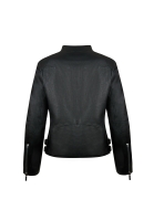 Чёрная кожаная куртка Dior