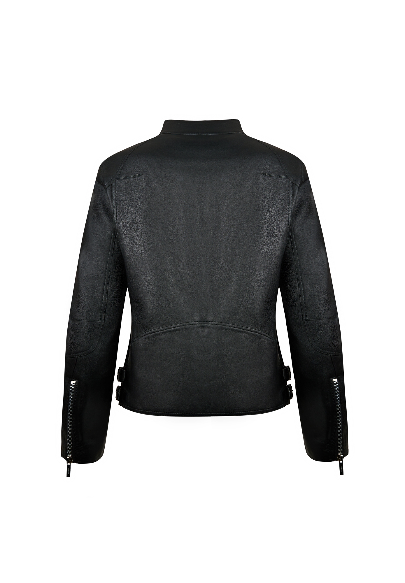 Чёрная кожаная куртка Dior