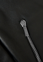 Чёрная кожаная куртка Dior