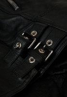 Чёрная кожаная куртка Dior