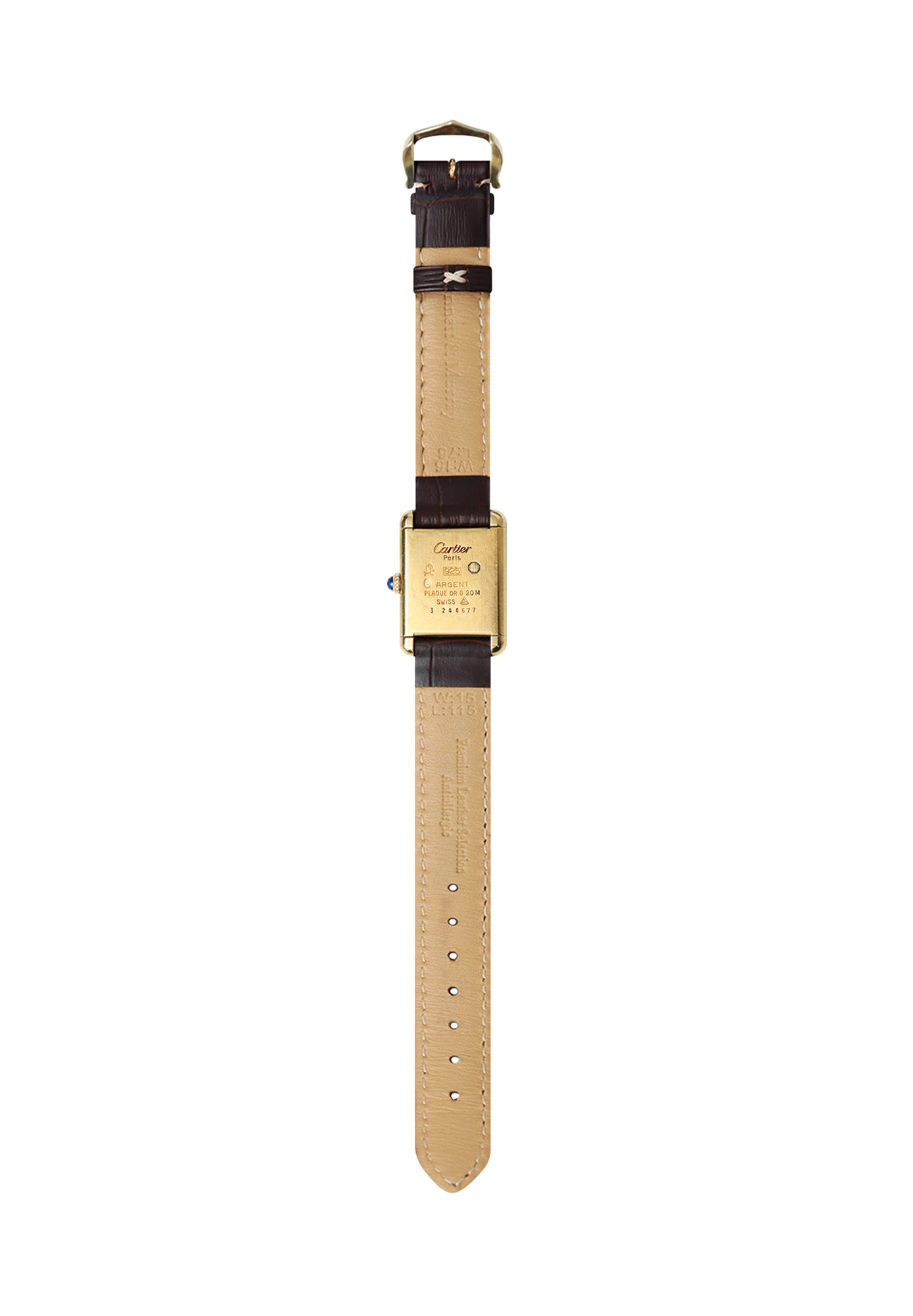 Часы Tank Must de Cartier Vermeil