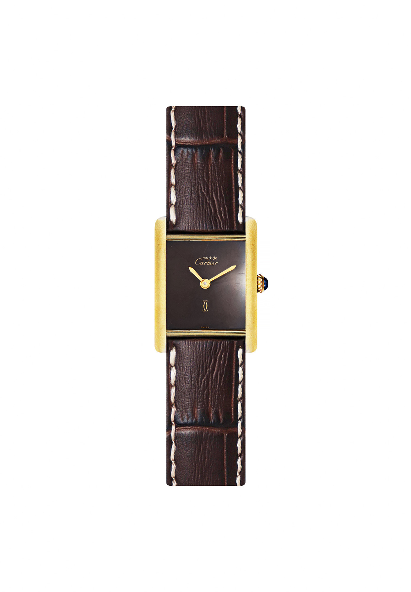 Часы Tank Must de Cartier Vermeil