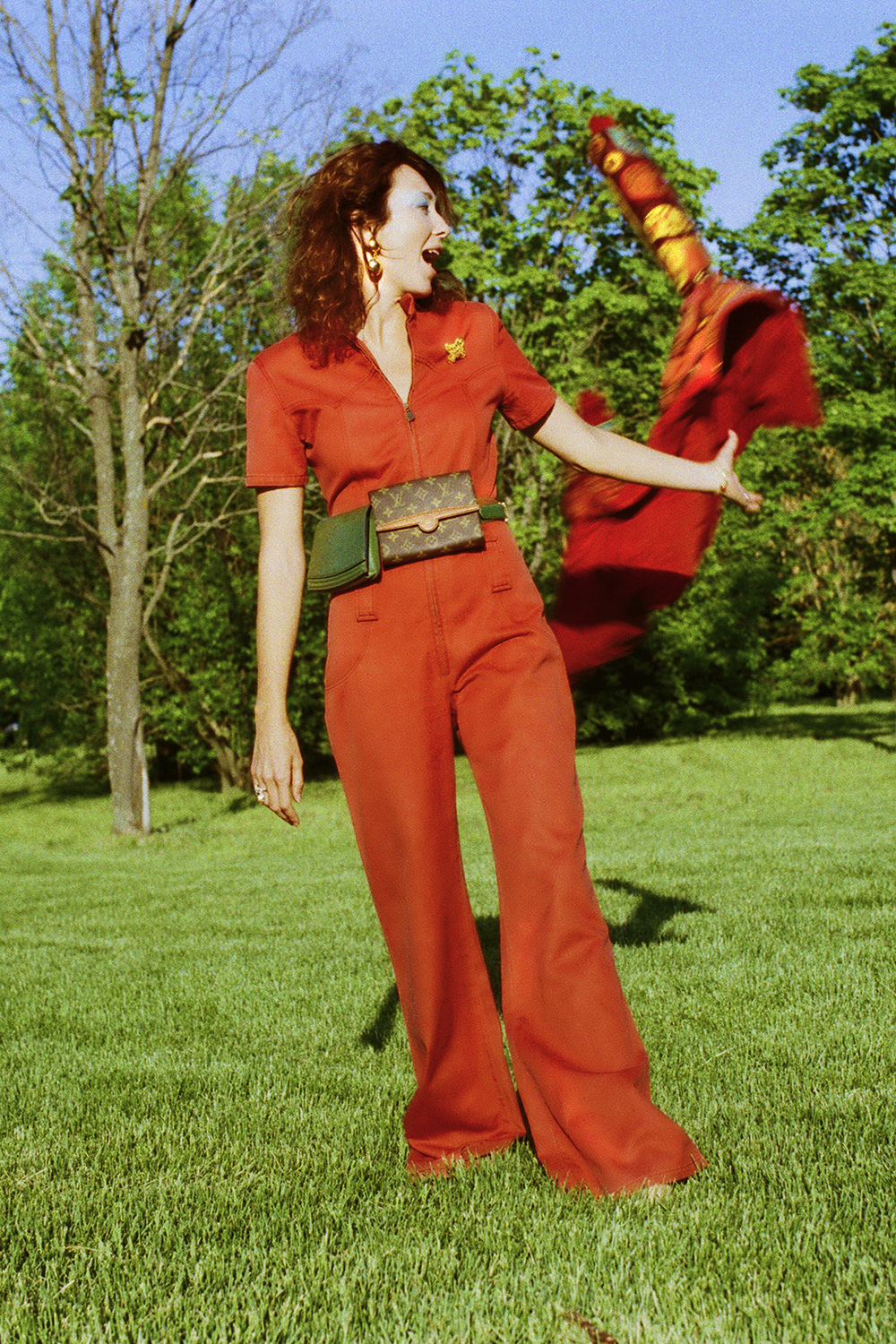 Хлопковый комбинезон Chanel