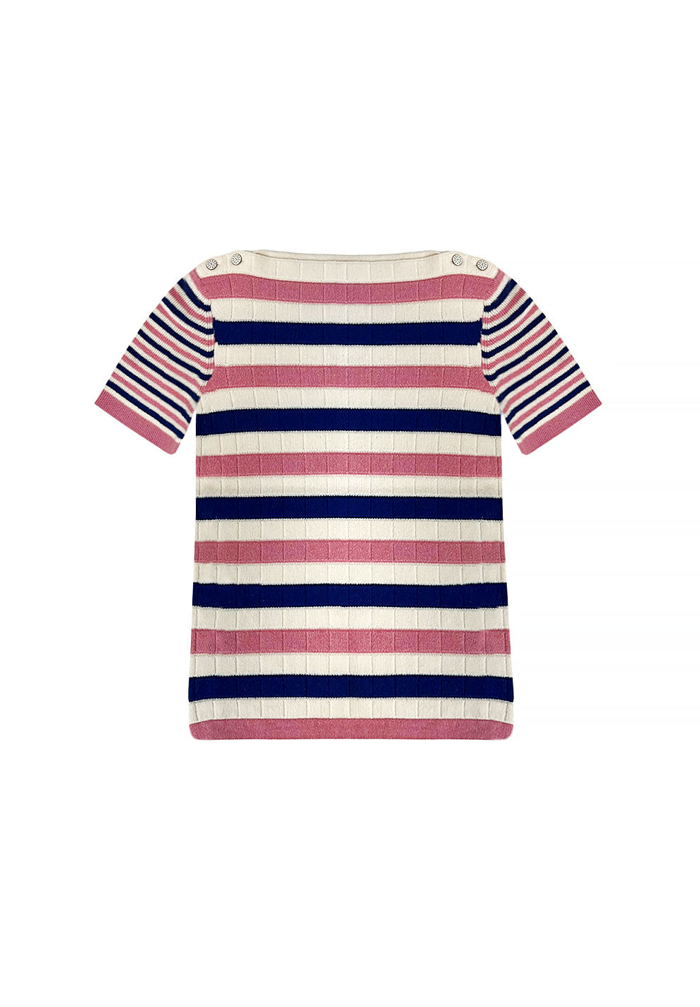 Кашемировый свитер Chanel в полоску