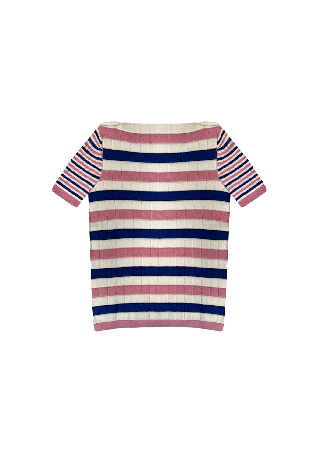 Кашемировый свитер Chanel в полоску