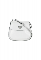 Белая сумка Prada Cleo