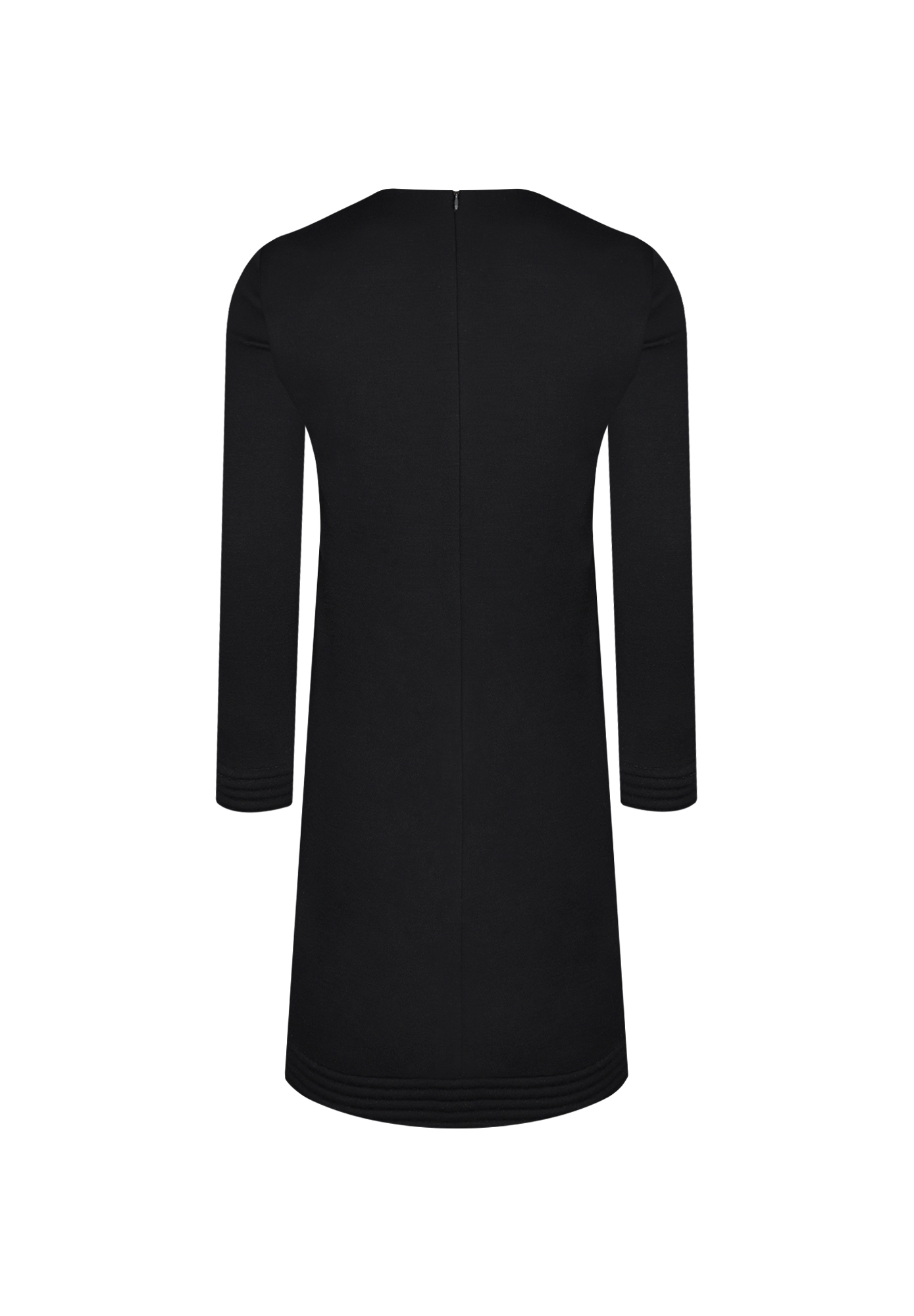 Асимметричное платье Chanel из мягкой шерсти