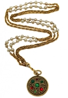 Жемчужное колье Chanel с подвеской