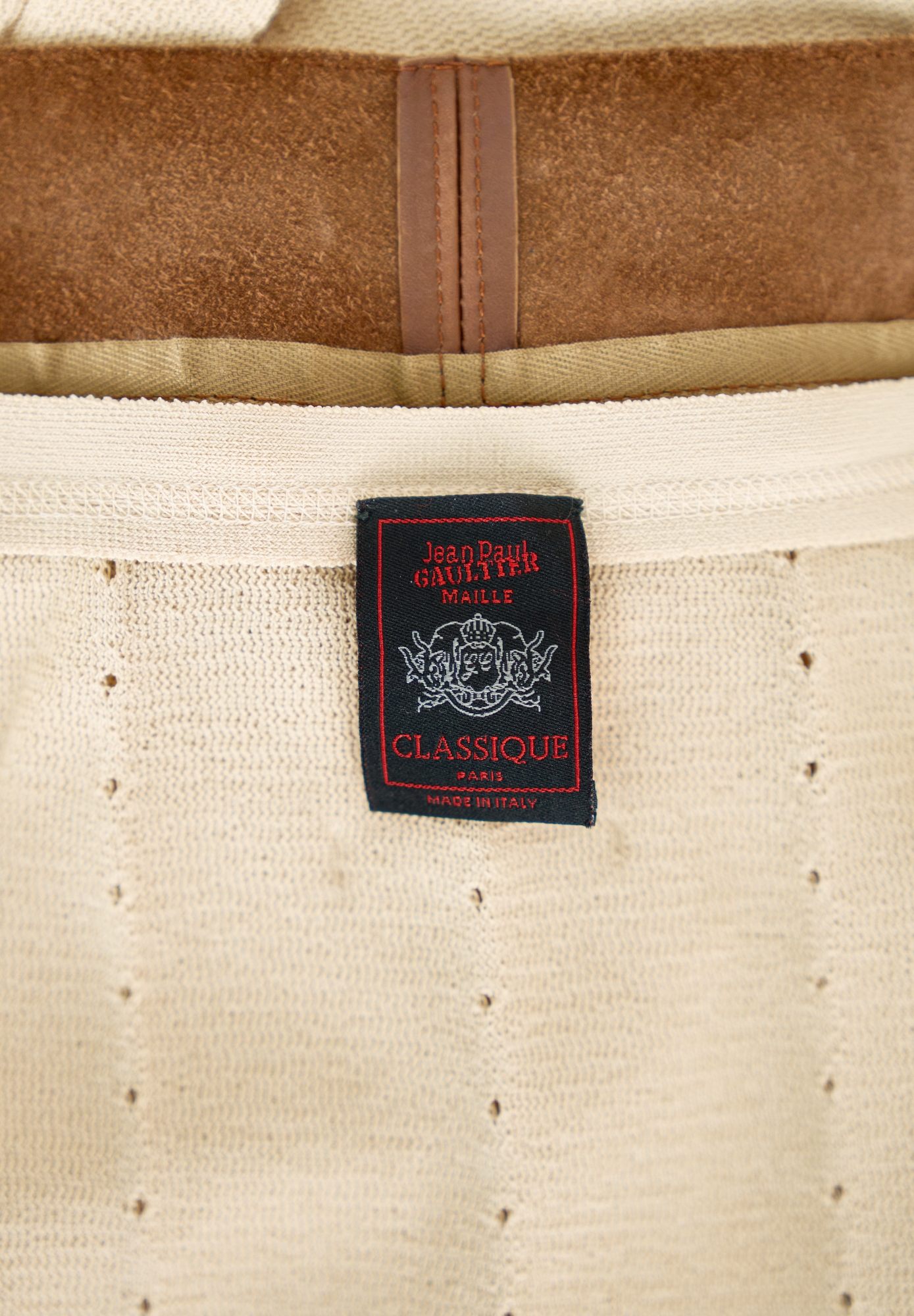 Бежевая юбка Jean Paul Gaultier